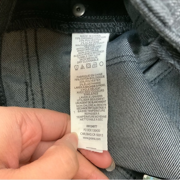 NWT Prana Kara Jeans Charcoal Dot - Picture 10 of 10